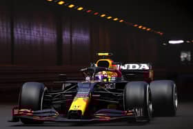 Sergio Perez exiting the Monaco tunnel