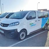 Two of the new fully electric buses coming to Milton Keynes
