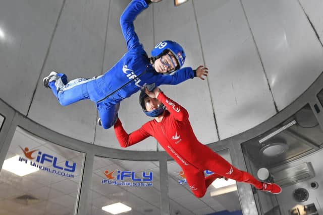 iFly indoor skydiving at Xscape