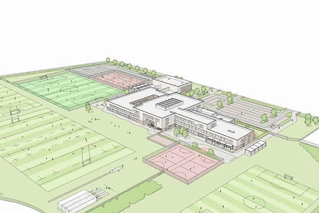 Layout of the new school