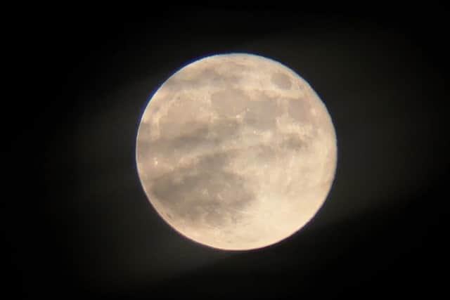 The supermoon. Photo: Ranjana Bhat