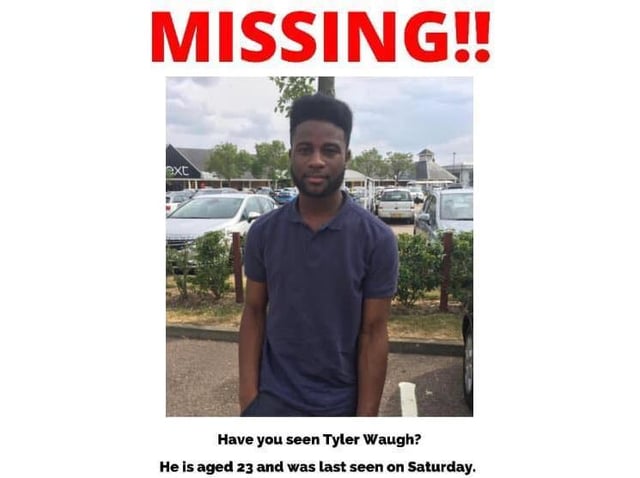 Please call police if you have seen Tyler