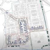 Plans shown to the development control committee