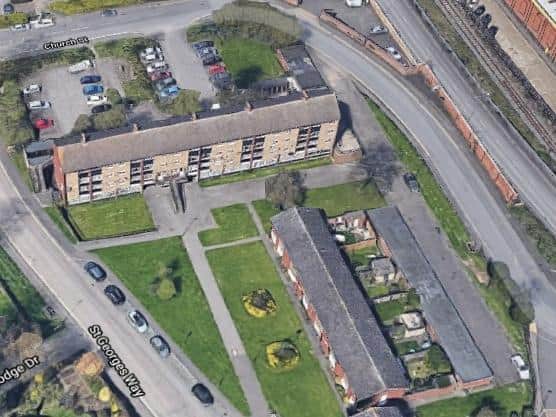Wolverton from the air (Google)