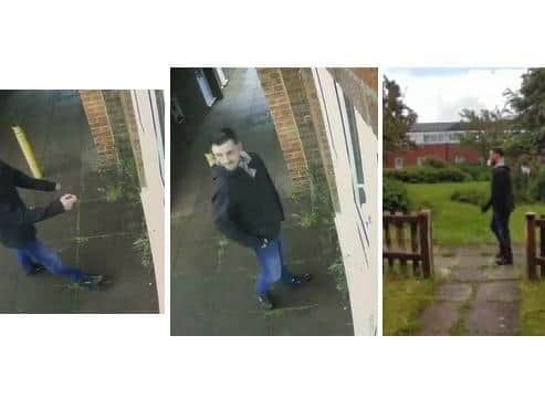 Police need to speak to this man about an assault and robbery in Milton Keynes on May 18