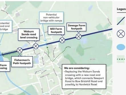 East West Rail will have a big impact on Woburn Sands