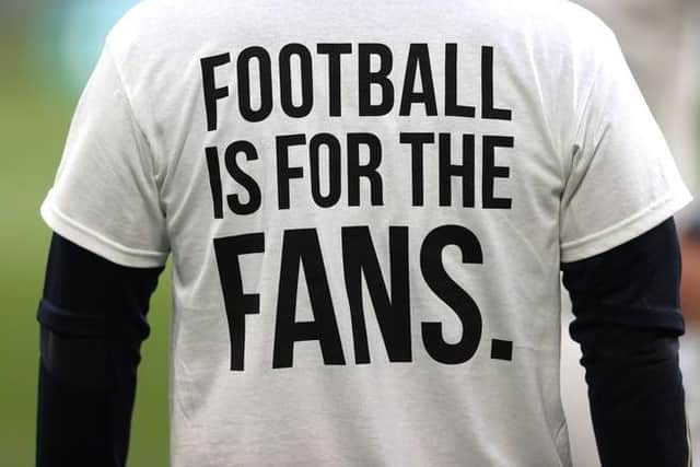 Football is for the fans