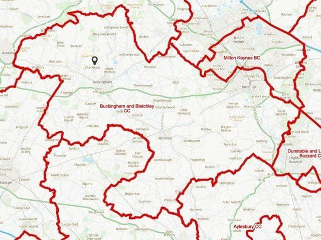 The proposed new constituency would span Bletchley and Buckingham