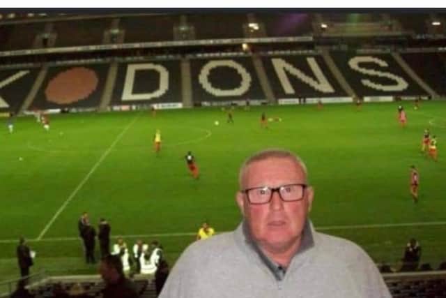 Donald  pictured during a visit to MK Stadium