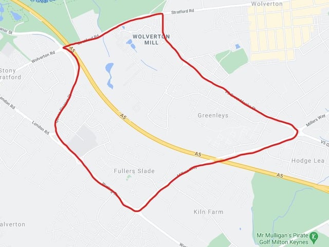 The area of MK covered by the new Section 60 order