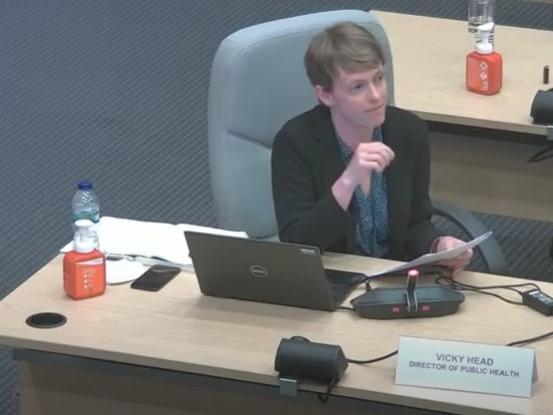 Vicky Head, director of public health
