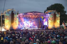 The main stage at Cropredy Convention. Photo by David Jackson.