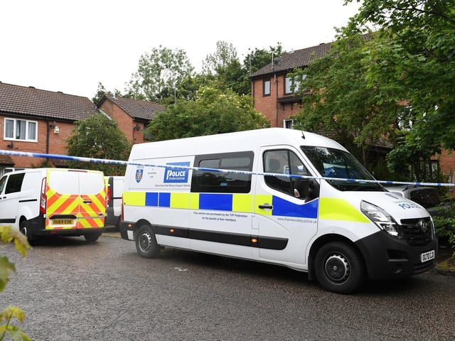 Police at the scene of MK shootings
Photos: Jane Russell