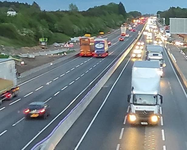Stretches of the M1 will be shut on 50 nights between now and early-October