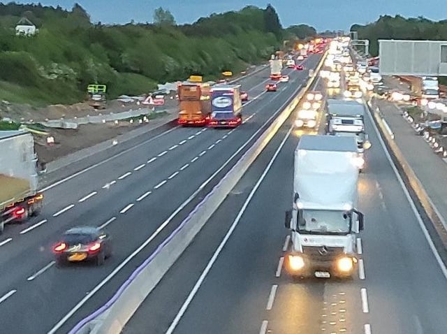Stretches of the M1 will be shut on 50 nights between now and early-October