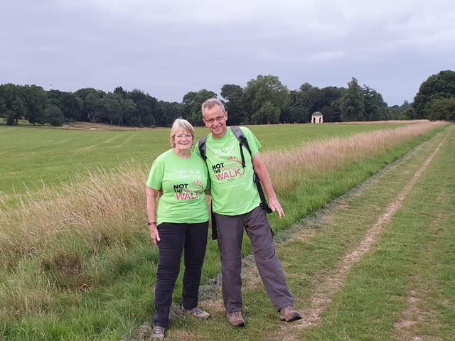 Two walkers from last year's event