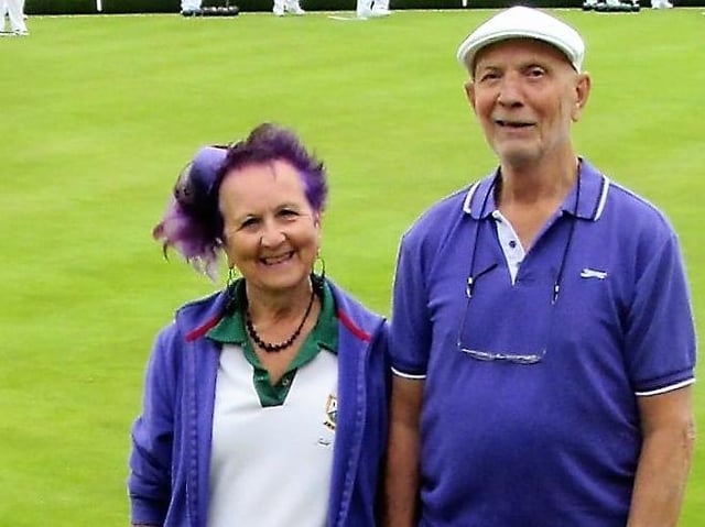 Club President Judy Kirk with Club Captain Steve Kirk