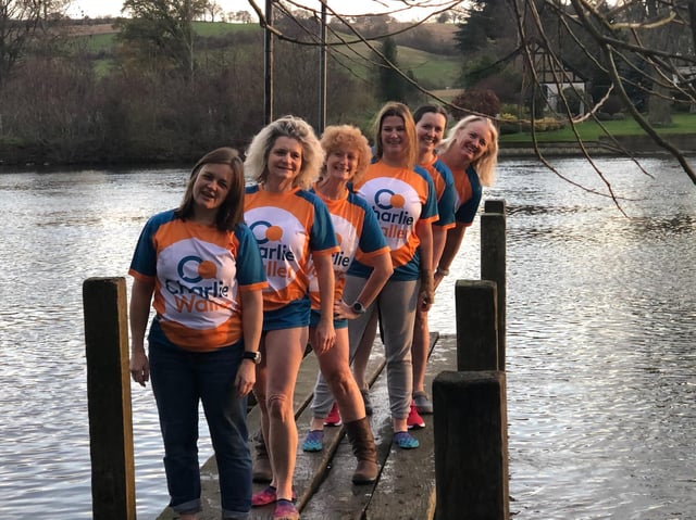 MARVELs team wearing their charity t-shirts