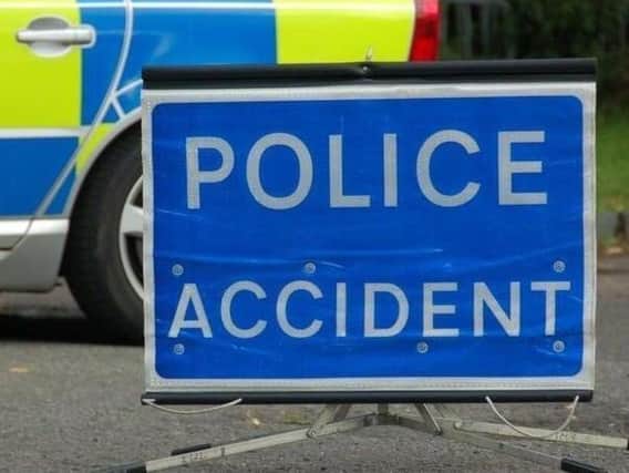 A smash is causing queues and delays on the M1 through Northamptonshire on Monday afternoon