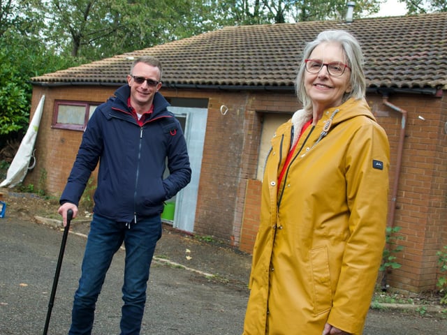 Dave Pickering and Pam Williams at The Bus Shelter MK