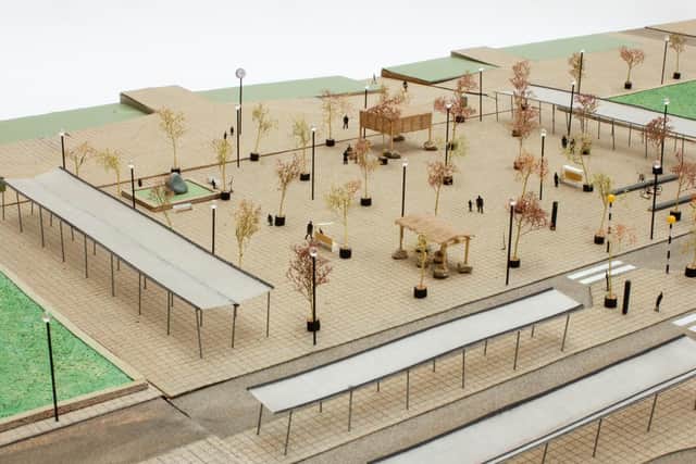 Artists' impression of the new Station Square project