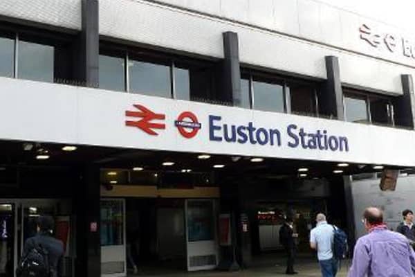 Commuters are stuck in London with trains unable to leave Euston