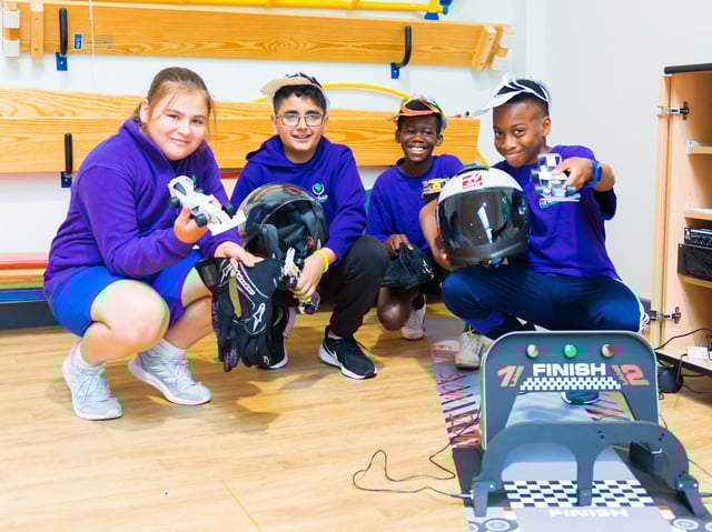 Pupils from Fairfields Primary School took part in the challenge