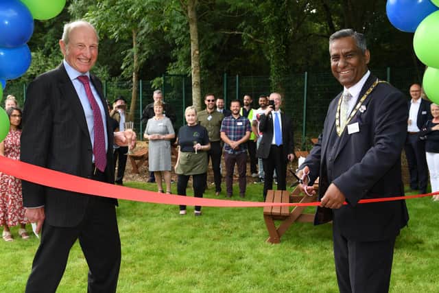 The Woodside Café was unveiled on Friday, July 9, by the Mayor of Milton Keynes, councillor Mohammed Khan