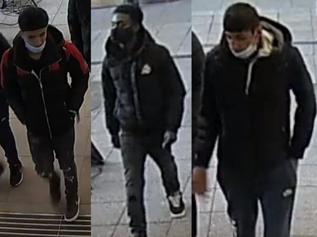 Police officers want to speak to these men