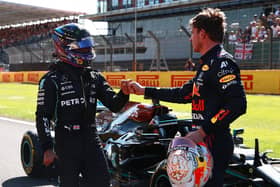 Lewis Hamilton and Max Verstappen