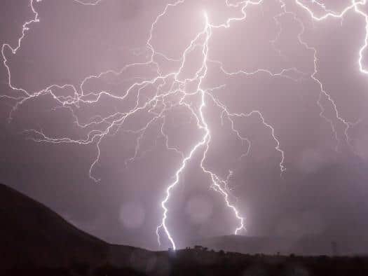 Thunder storms are forecast over the weekend