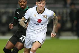 Ben Gladwin in action for MK Dons