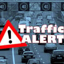 Traffic is crawling for up to 14 miles on the M1 southbound