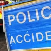 One lane is blocked on the M1 on Wednesday morning