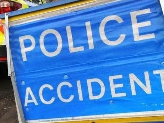 One lane is blocked on the M1 on Wednesday morning