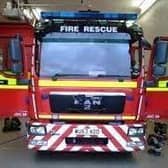 Firefighters battled to control the blaze
