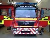 Firefighters battled to control the blaze