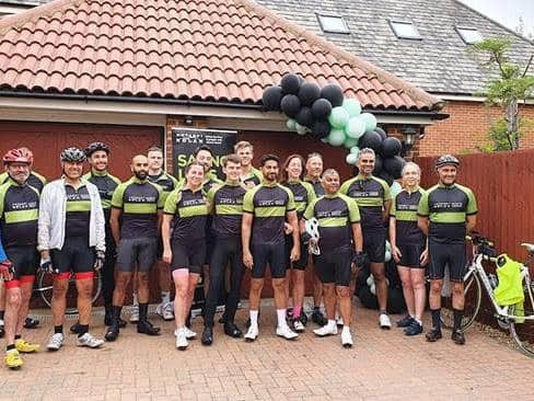 Bharat and his cycling team