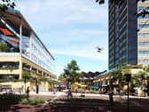 Artists' impression of the new development