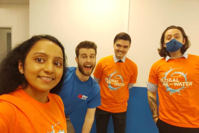 Metro Bank staff are ready to Walk for Water