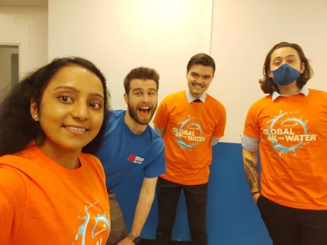 Metro Bank staff are ready to Walk for Water