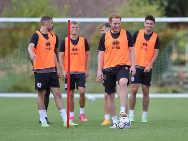 Dean Lewington led training this week
