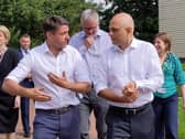 Health Secretary Sajid Javid was joined by MK North MP Ben Everitt