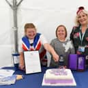 MK SNAP celebrated with a party and a cake