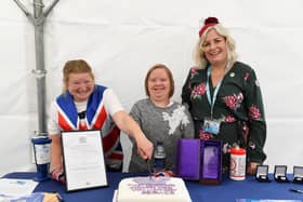 MK SNAP celebrated with a party and a cake