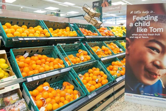 Tesco shoppers have supported a campaign to help feed hungry children