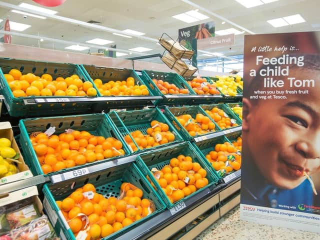 Tesco shoppers have supported a campaign to help feed hungry children