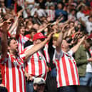Sunderland fans at Stadium MK