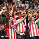 Sunderland fans at Stadium MK
