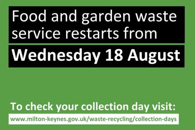 Service resumes on Wednesday
